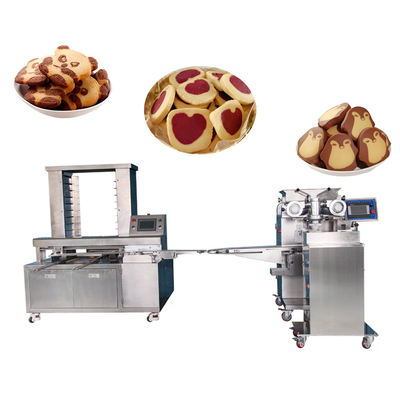 Máquina automática de fazer biscoitos de desenhos animados de 60 a 120 peças por minuto