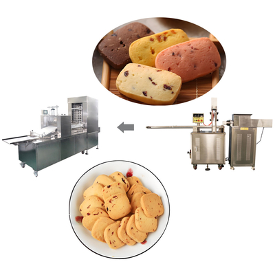 Equipamento de linha de produção de biscoitos congelados de alta capacidade 80-260 peças por minuto