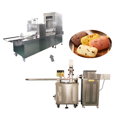 Equipamento automático de panificação Linha de produção de biscoitos congelados com depositador de biscoitos