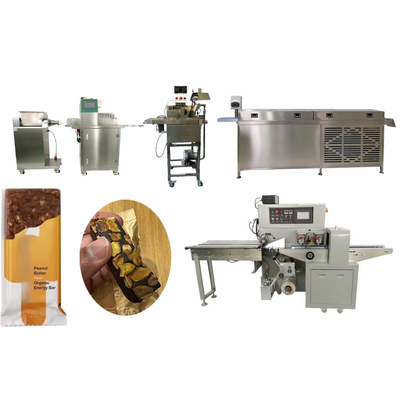 Snacks Protein Bar Making Machine Linha de produção com máquina de embalar