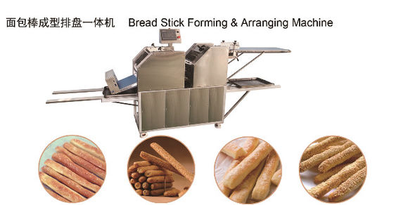 Linha de produção alimentar automática do petisco da vara de pão 304SS com cortador